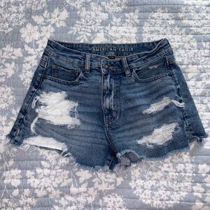 American Eagle Crossover Denim Shorts